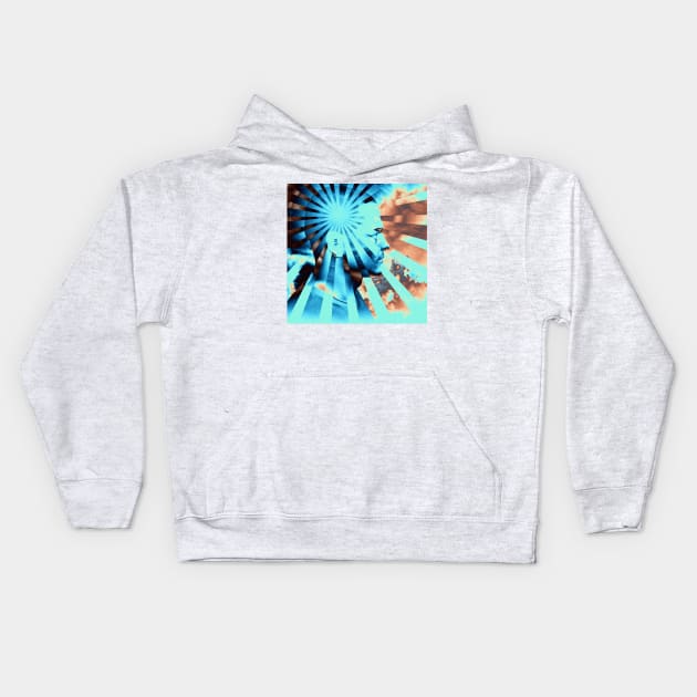 Vivid mind. Modern art Kids Hoodie by rolffimages